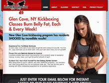 Tablet Screenshot of ilovekickboxing-glencoveny.com